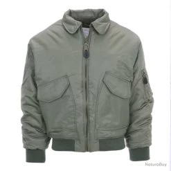 Blouson Aviation CWU Léger Couleur Kaki.