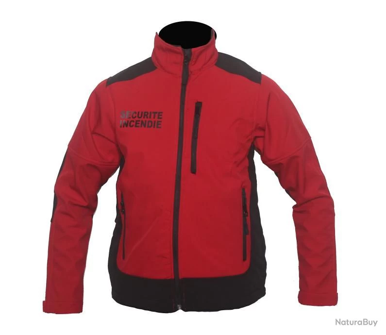 Blouson Softshell Bicolor Sécurité Incendie 3 Blouson Softshell Bicolor Sécurité Incendie