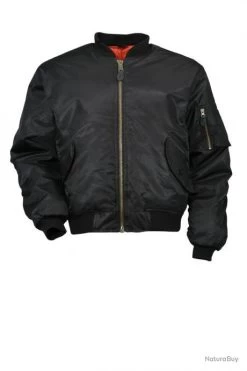 Blouson Bombers Aviateur MA1 CityGuard-vert Kaki -XS