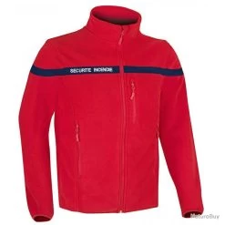 Blouson Polaire Sécu-One Sécurité Incendie XS ROUGE