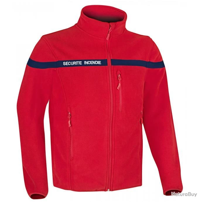 Blouson Polaire Sécu-One Sécurité Incendie XS ROUGE 3 Blouson Polaire Sécu-One Sécurité Incendie XS ROUGE