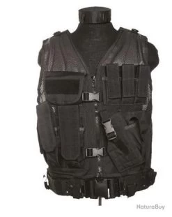 Mil-Tec GILET USMC AVEC HOLSTER AMOVIBLE