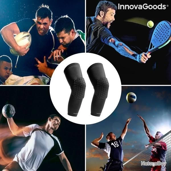 Genouillères Anticollision En Nid D'Abeille InnovaGoods® Hokkop - Taille M - La Paire 3 Genouillères Anticollision En Nid D'Abeille InnovaGoods® Hokkop - Taille M - La Paire
