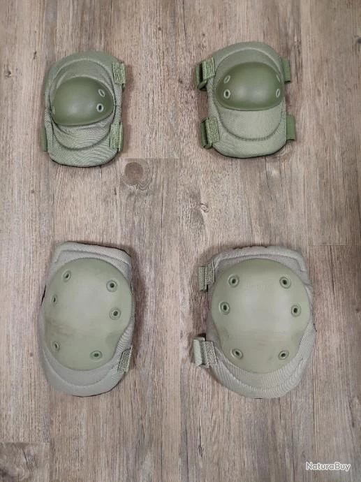 Genouillères Et Coudières BLACK HAWK, Taille Unique, Neuves.