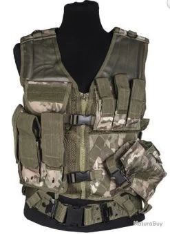 Mil-Tec Gilet De Combat USMC Type Multicam Miltec