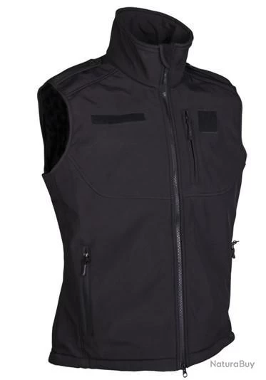 Mil-Tec Gilet Softshell Noir MILTEC (plusieurs Tailles Disponibles) 3 Mil-Tec Gilet Softshell Noir MILTEC (plusieurs Tailles Disponibles)