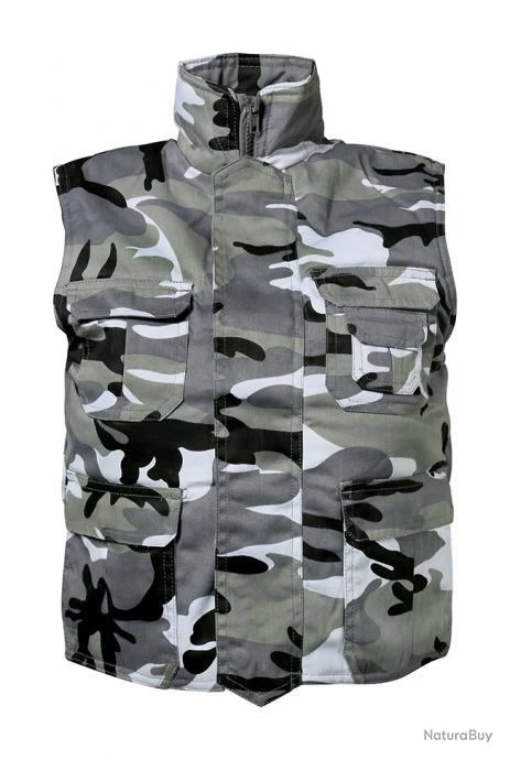 Gilets Rangers Enfant Urbain Gris Percussion