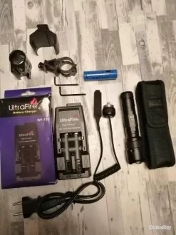 Kit Complet Lampe Ultra-fine + Connecteur Picatinny