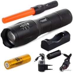 LAMPE SIGNALISATION XML T6 ZOOM BATON CONE ROUGE CIRCULATION POLICE GENDARMERIE