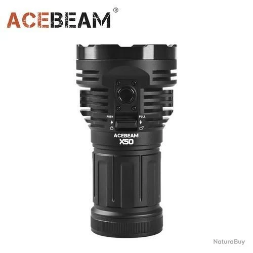 Lampe Torche Acebeam X50 2.0 - 45000 Lumens - Rechargeable - 871 Mètres De Portée 3 Lampe Torche Acebeam X50 2.0 - 45000 Lumens - Rechargeable - 871 Mètres De Portée