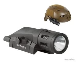 Lampe Tactique Pour Casque INFORCE HML Couleur Noire