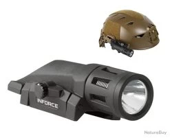 Lampe Tactique Pour Casque Noir INFORCE HML