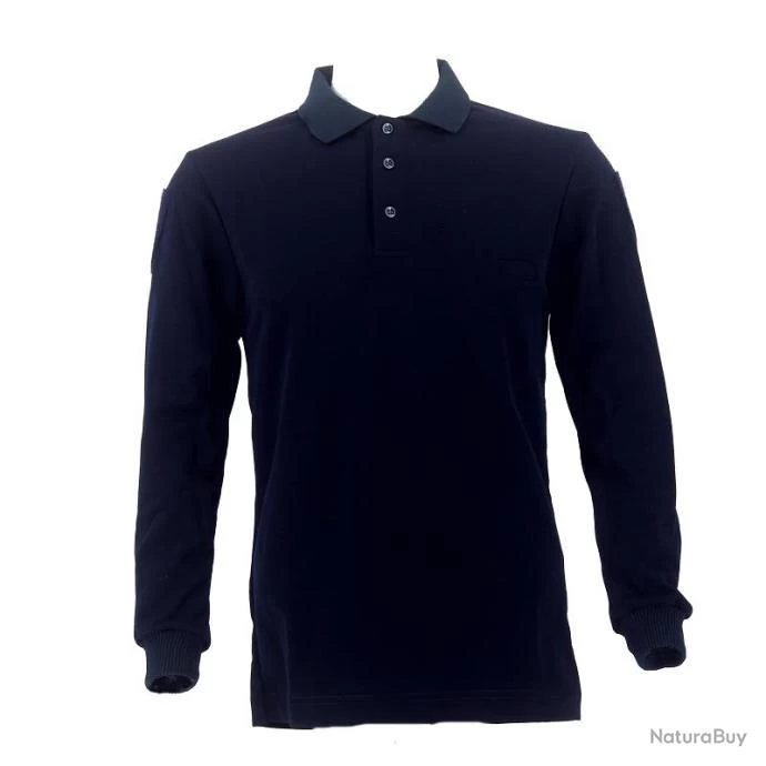 POLO Marine Manches Longues Broderie Au Choix Garde Champêtre 3 POLO Marine Manches Longues Broderie Au Choix Garde Champêtre