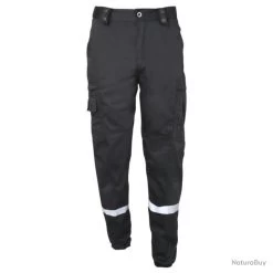 Pantalon ACTION Avec Bande Réflechissante NOIR