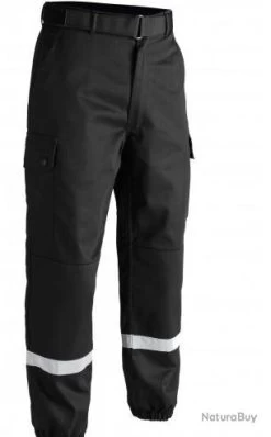 Pantalon Sécurité F2 Bandes Rétro Réfléchissantes Noir A10