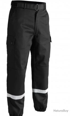 Pantalon Sécurité F2 Bandes Rétro Réfléchissantes Noir A10 3 Pantalon Sécurité F2 Bandes Rétro Réfléchissantes Noir A10