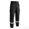 Pantalon Sécurité F2 Noir Bande Grise