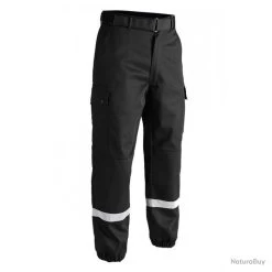 Pantalon Sécurité F2 Noir Bande Grise