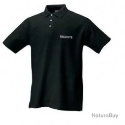 Polo Noir SECURITE