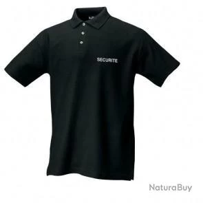 Polo Noir SECURITE 3 Polo Noir SECURITE