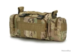 SAC MULTI USAGE ÉTANCHE ACTIVITÉ PÊCHE - CHASSE - MILITAIRE - RANDONNÉE (Couleur Camo Jungle)