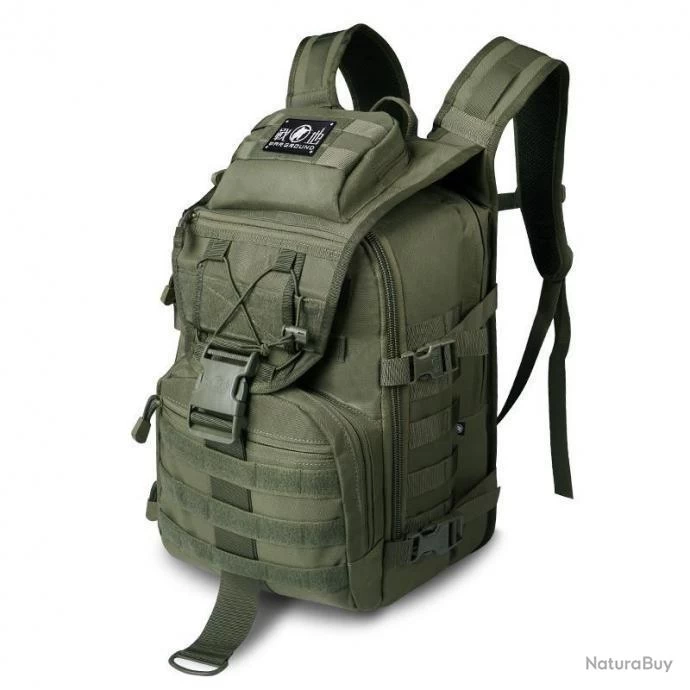 Sac à Dos Tactique Militaire 40L Vert Bandoulière Homme Imperméable Chasse Randonnée Camping 3 Sac à Dos Tactique Militaire 40L Vert Bandoulière Homme Imperméable Chasse Randonnée Camping