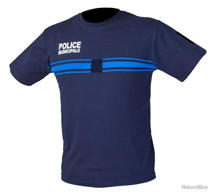 Tee Shirt Bleu Police Municipale Coton 3 Tee Shirt Bleu Police Municipale Coton