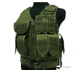 VESTE TACTIQUE MESH OD S&T ARMAMENT