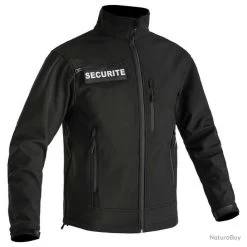Veste Softshell Sécu-One Flap Sécurité XS NOIR