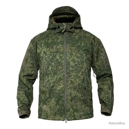 PROMO! Veste à Capuche Tactique RU Tenue Militaire Polaire Coupe-Vent Manteau Vêtement Homme Chasse 3 PROMO! Veste à Capuche Tactique RU Tenue Militaire Polaire Coupe-Vent Manteau Vêtement Homme Chasse
