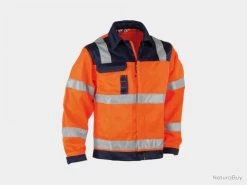 Veste Haute Visibilité HEROCK Hydros Orange Bleu Marine