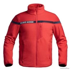 Veste Polaire Sécu One Sécurité Incendie Rouge Rouge