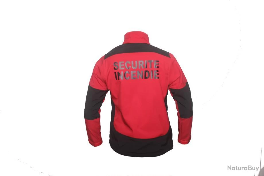 Blouson Softshell Bicolor Sécurité Incendie 4 Blouson Softshell Bicolor Sécurité Incendie – Image 2