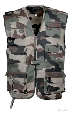 Gilet Reporter Uni Camo Idaho