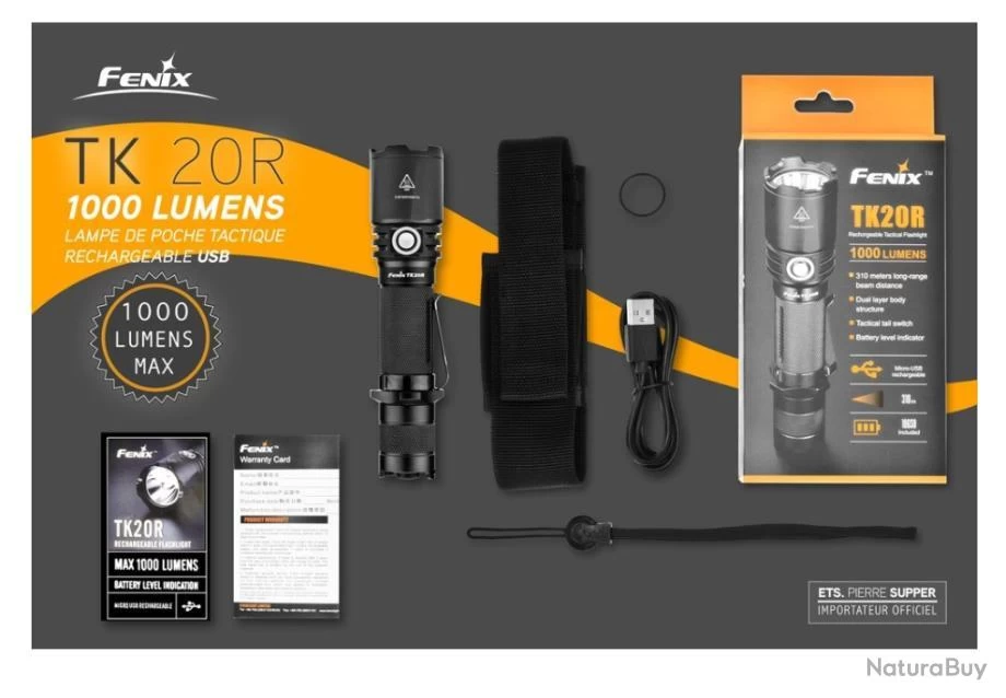 LAMPE FENIX TK20R 1000 LUMENS 4 LAMPE FENIX TK20R 1000 LUMENS – Image 2