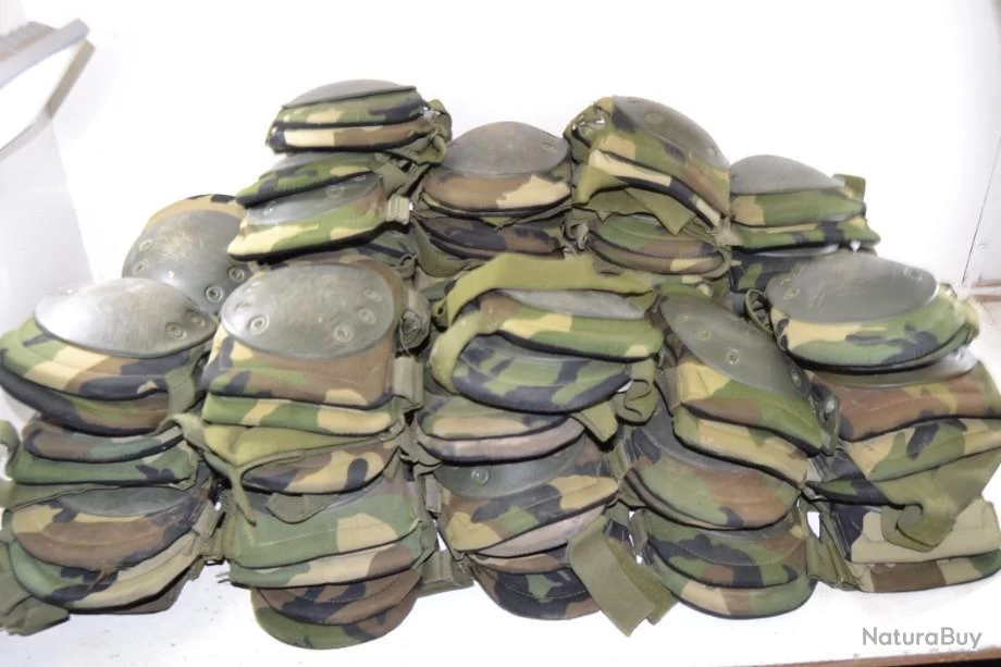 Mil-Tec Lot 42 Paires De Genouillères Protection Genoux Camouflé, Idéal équipe Paintball Airsoft Surplus 4 Mil-Tec Lot 42 Paires De Genouillères Protection Genoux Camouflé, Idéal équipe Paintball Airsoft Surplus – Image 2