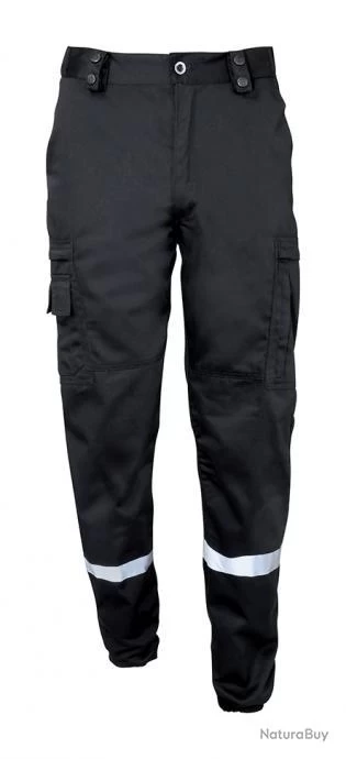 Pantalon Action Cityguard Bande Rétro Réfléchissantes Noir 3 Pantalon Action Cityguard Bande Rétro Réfléchissantes Noir