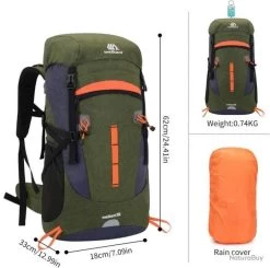 Sac à Dos Tactique Randonnée 50L Housse De Pluie Imperméable Chasse Pêche Trekking Alpinisme Vert -L'équipement tactique est un véritable gagnant. 00002 Sac a Dos Tactique Randonnee 50L Housse de Pluie Impermeable Chasse Peche Trekking Alpinisme Vert
