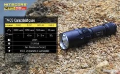 TORCHE NITECORE - TINY MONSTYER 03 - 2800 Lm -L'équipement tactique est un véritable gagnant. 00002 TORCHE NITECORE TINY MONSTYER 03 2800 Lm