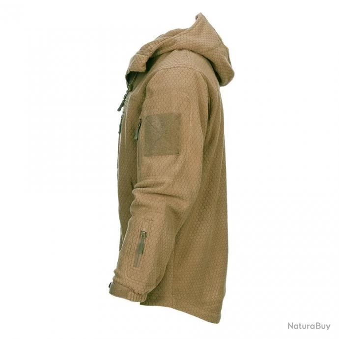 Veste Polaire Hexagon Respirante Sable 4 Veste Polaire Hexagon Respirante Sable – Image 2