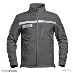 Veste Softshell A10 HV TAPE Sécu One Sécurité Noir