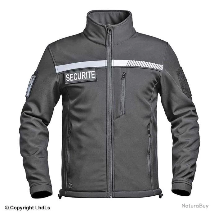Veste Softshell A10 HV TAPE Sécu One Sécurité Noir 3 Veste Softshell A10 HV TAPE Sécu One Sécurité Noir