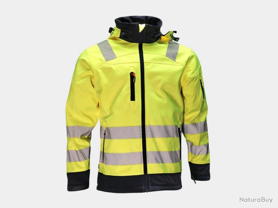 Veste Softshell Haute Visibilité HEROCK Gregor Orange 4 Veste Softshell Haute Visibilité HEROCK Gregor Orange – Image 2