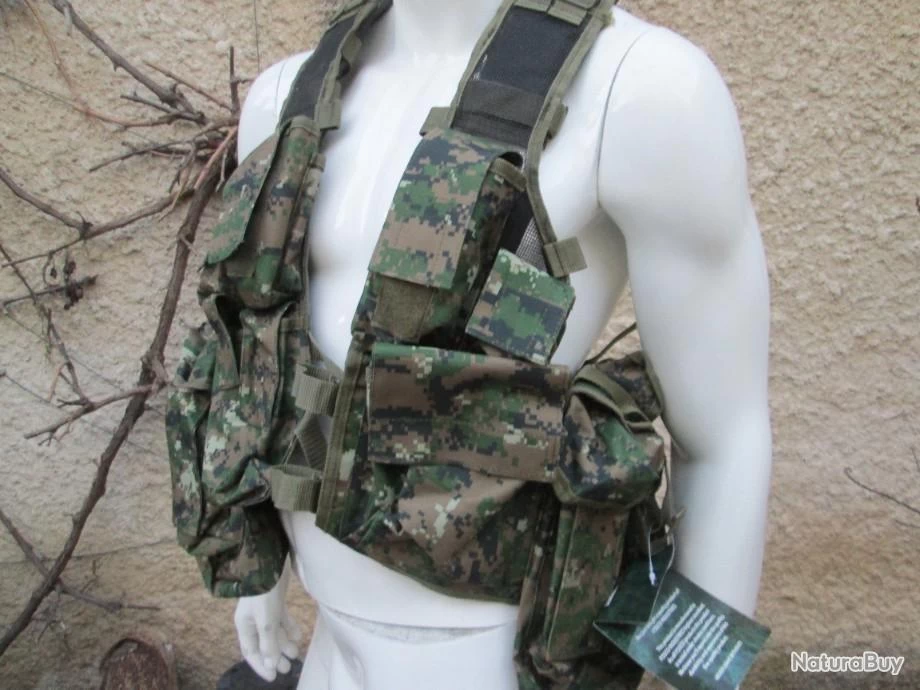 Veste De Combat Fosco Industry Digital Camo Vert 4 Veste De Combat Fosco Industry Digital Camo Vert – Image 2