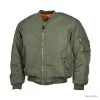 Blouson Bombers Aviateur MA1 CityGuard - Vert Kaki