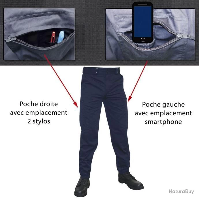 Pantalon D Intervention PLATINIUM Mat Bleu Bleu Marine 5 Pantalon D Intervention PLATINIUM Mat Bleu Bleu Marine – Image 3