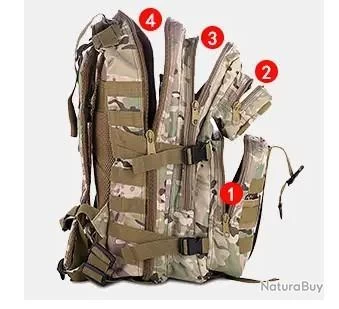 Sac A Dos Militaire Sac A Dos Tactique 35L Armée Sac À Dos Molle Assaut Pack Tactique Combat 5 Sac A Dos Militaire Sac A Dos Tactique 35L Armée Sac À Dos Molle Assaut Pack Tactique Combat – Image 3