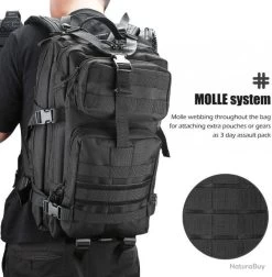 Sac à Dos Militaire Sac à Dos Tactique Sac à Dos Multifonction 35L Grand Volume Pour Trekking Rando -L'équipement tactique est un véritable gagnant. 00003 Sac a Dos Militaire Sac a Dos Tactique Sac a Dos Multifonction 35L Grand Volume pour Trekking Rando