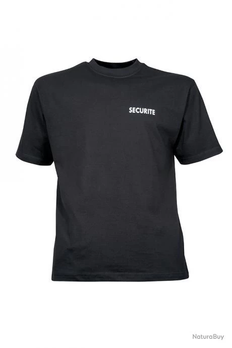 T Shirt Sécurité Noir CityGuard 4 T Shirt Sécurité Noir CityGuard – Image 2