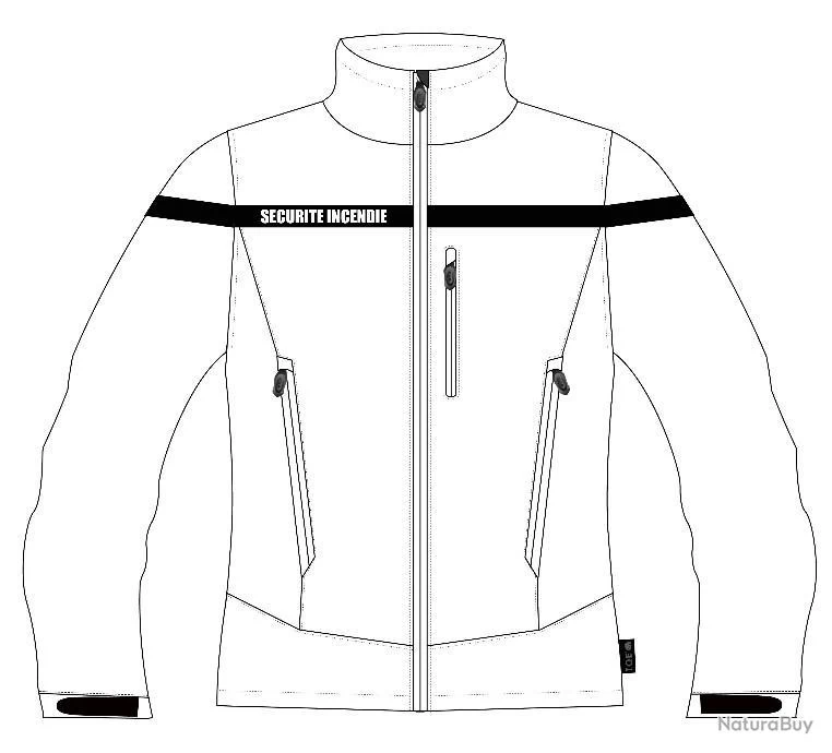 Veste Softshell SÉCURITÉ INCENDIE 5 Veste Softshell SÉCURITÉ INCENDIE – Image 3